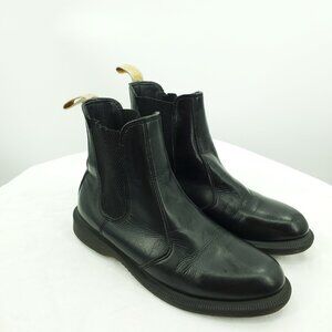 Dr. Martens Flora Pull On Chelsea Ankle Boot 39 Black